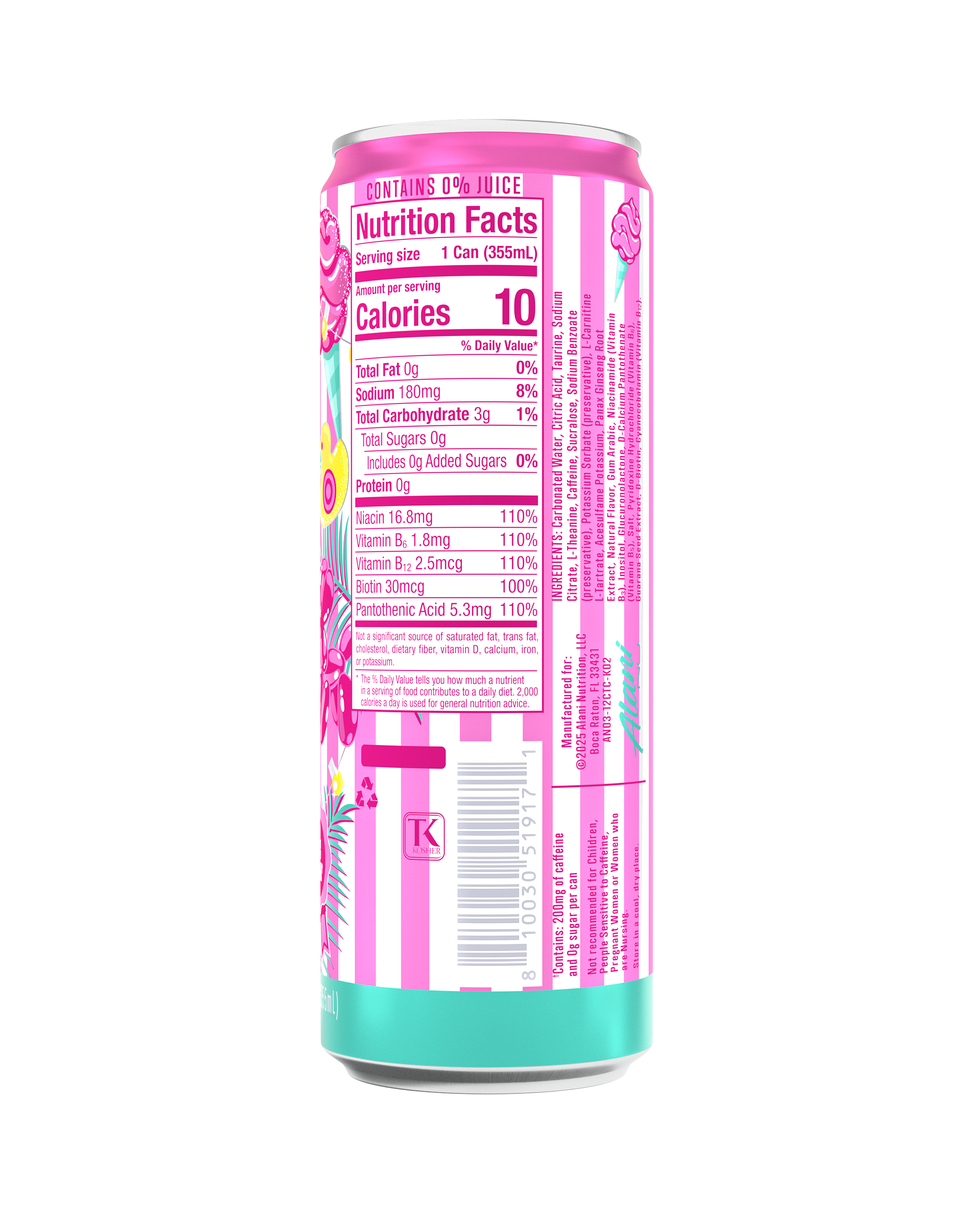 energy drink - cotton candy