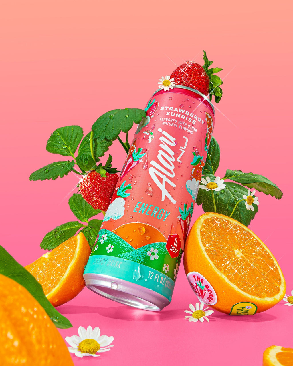energy drink - strawberry sunrise