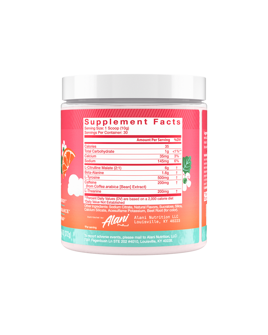 pre-workout - strawberry sunrise
