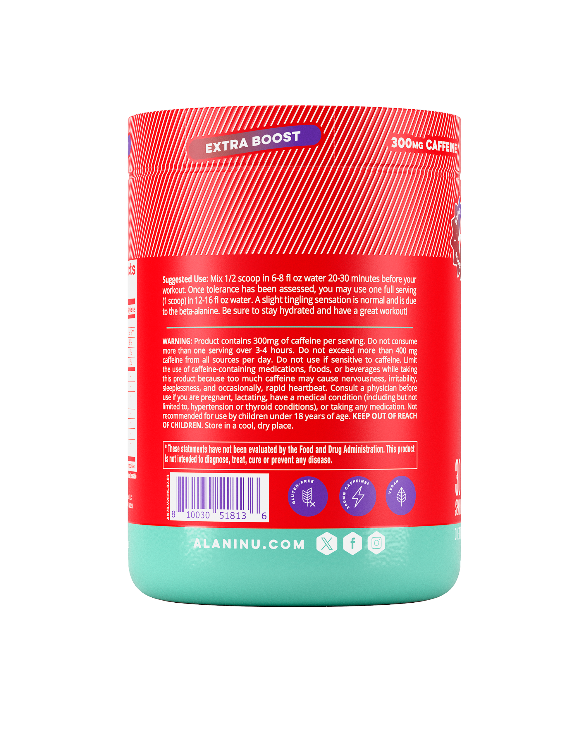 pre-workout+ - cherry slush