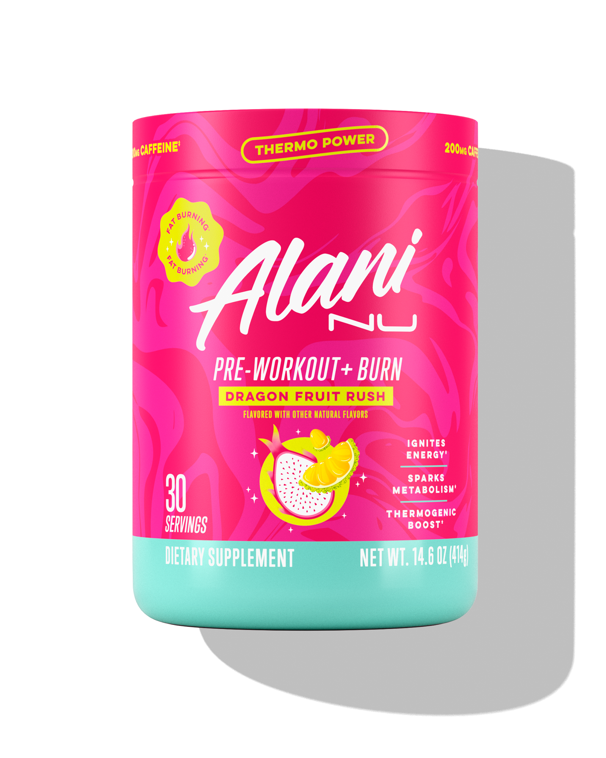 pre-workout+ burn - dragon fruit rush