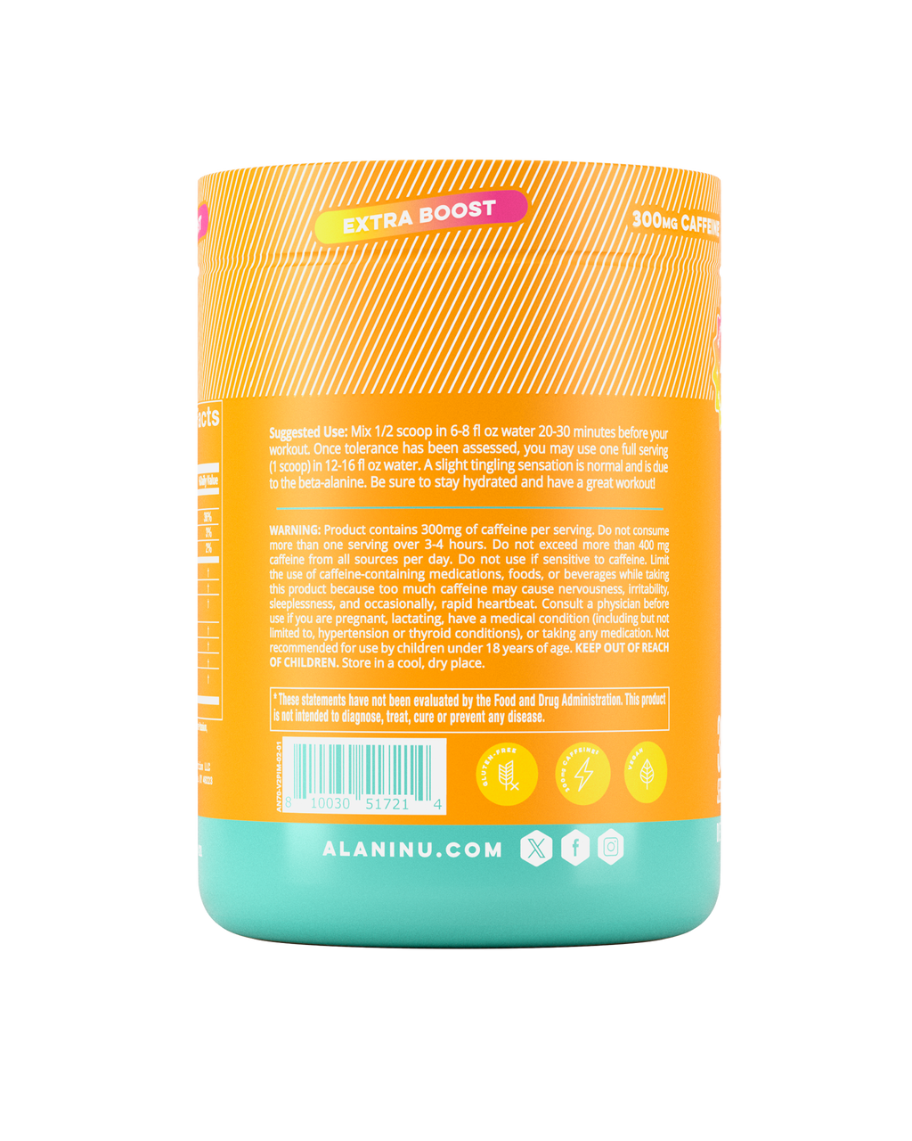 pre-workout+ - paradise swirl