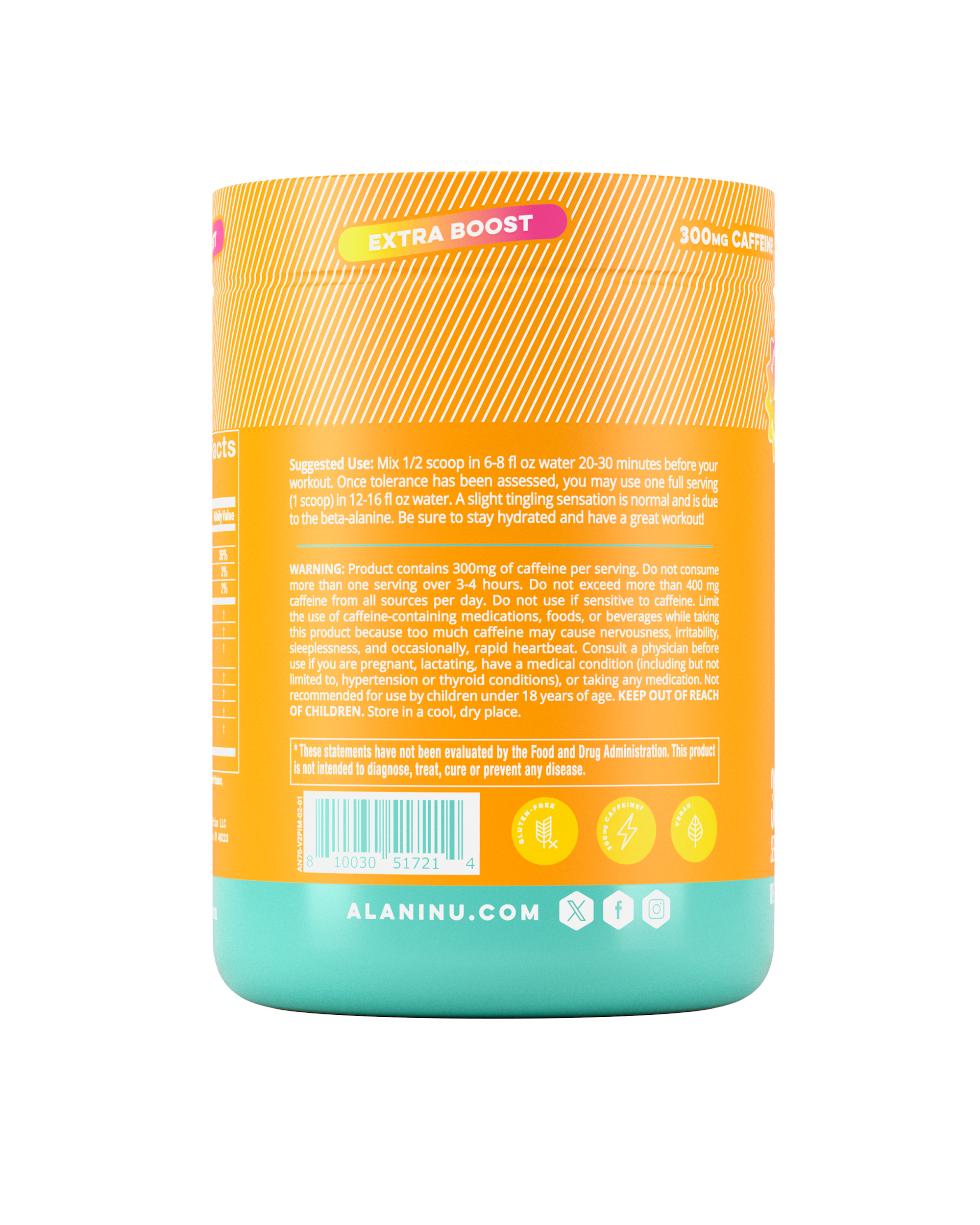 pre-workout+ - paradise swirl