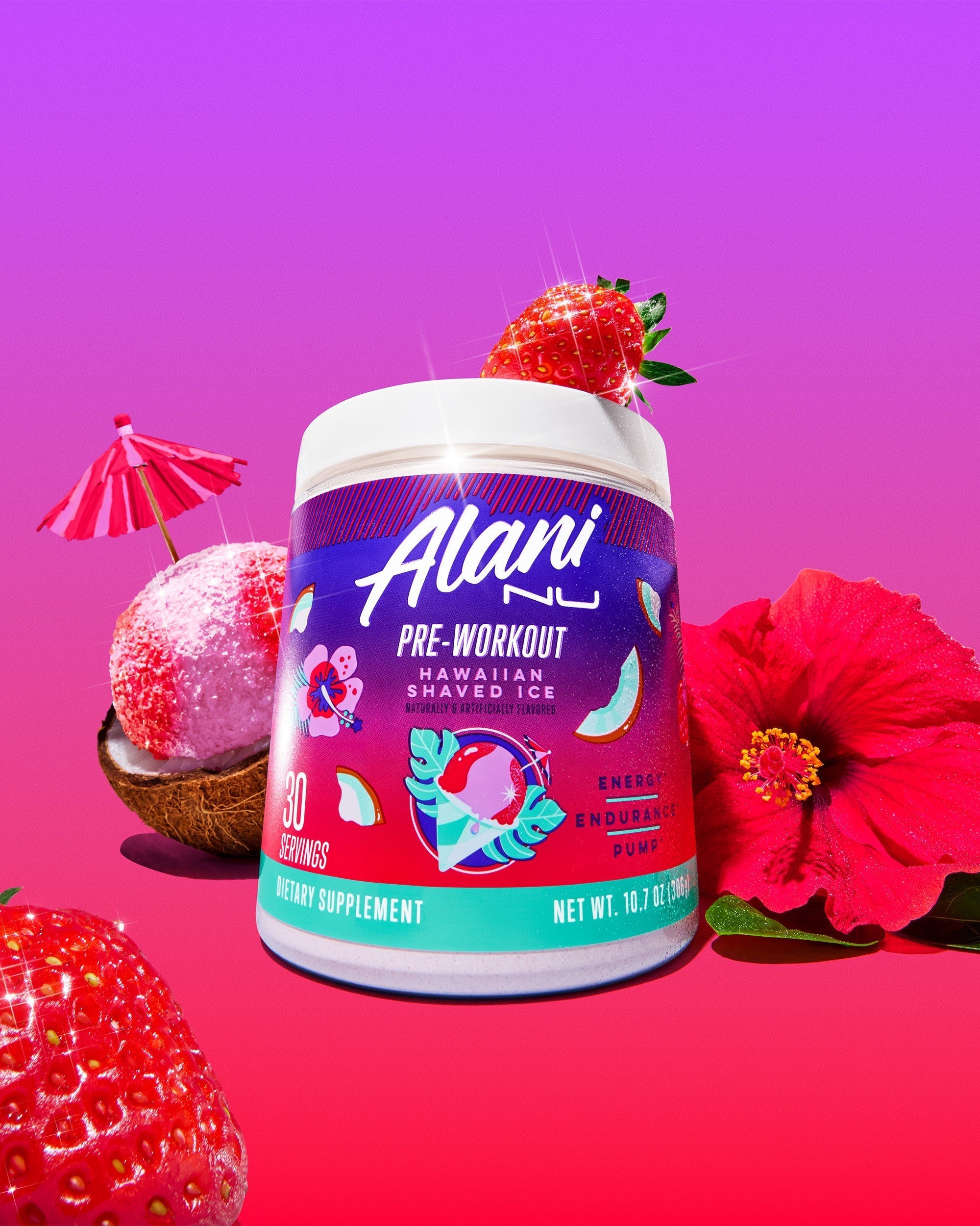 energy drink & pre-workout - hawaiian shaved ice