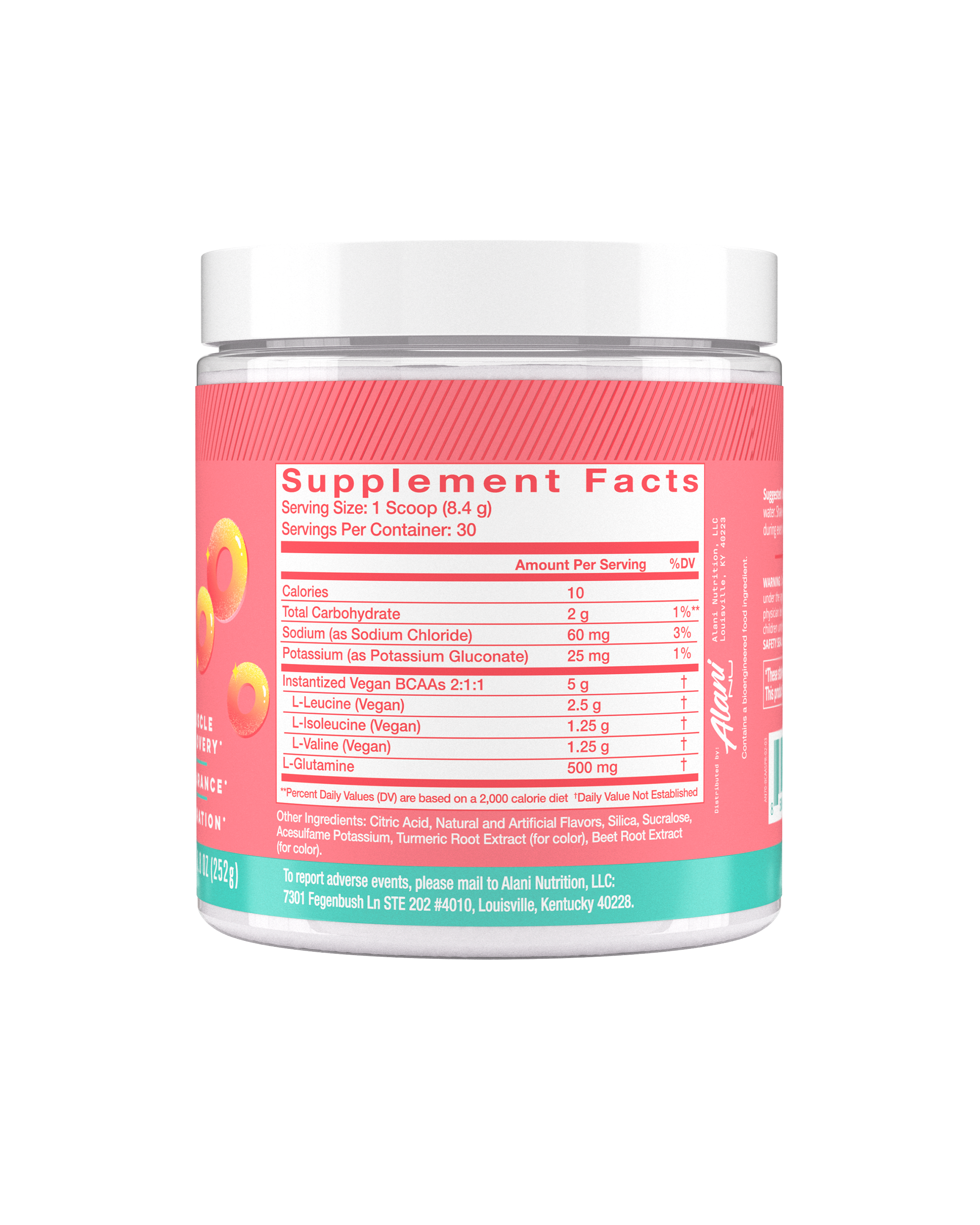 bcaa - sour peach rings