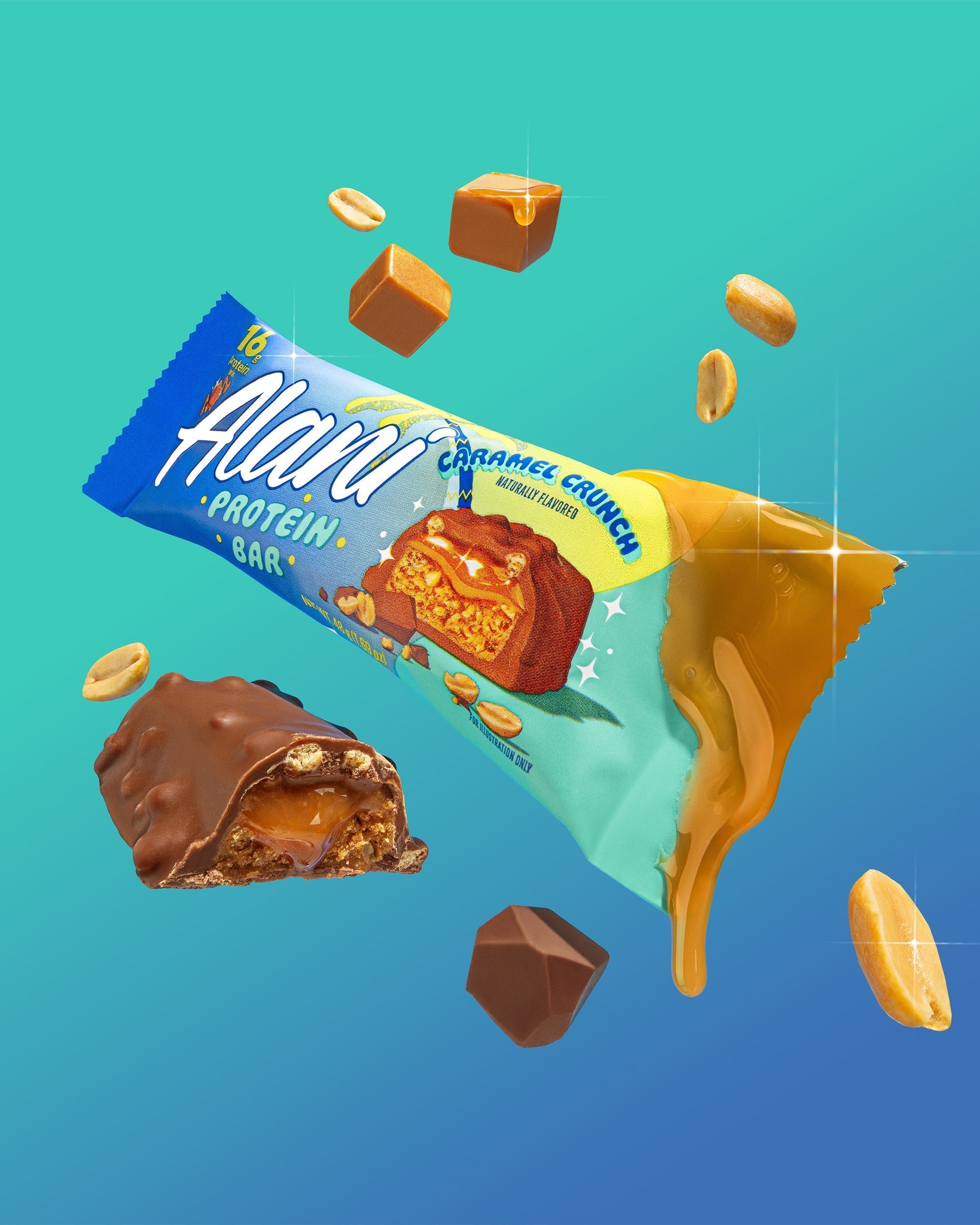 protein bar - caramel crunch
