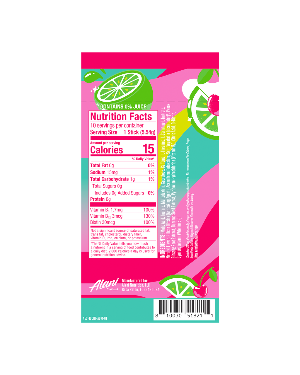 energy sticks - cherry twist