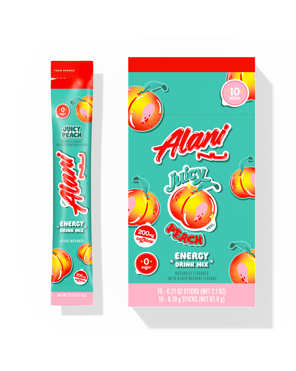 energy sticks - juicy peach